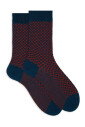 chaussettes-courtes-vertes-pour-hommes-en-et-avec-un-motif-bicolore
