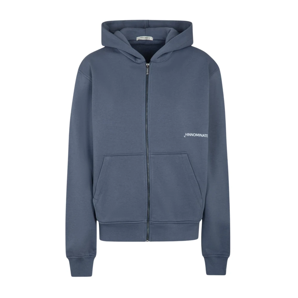 Hinnominate Vrouw Blauw Hoodies & Sweatvesten Dames, Xs, Hmabw 02360 Zip-Through