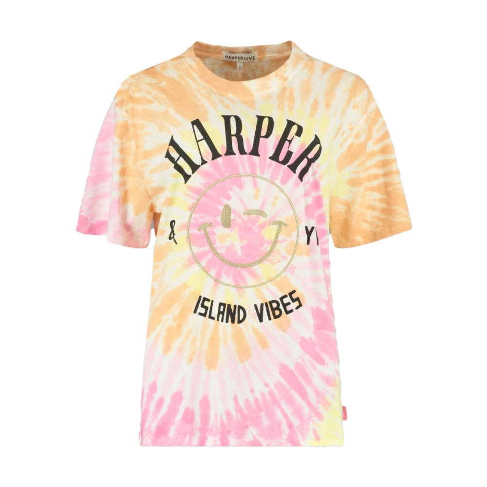 Harper & Yve Swirl T-shirt Multicolor Dames