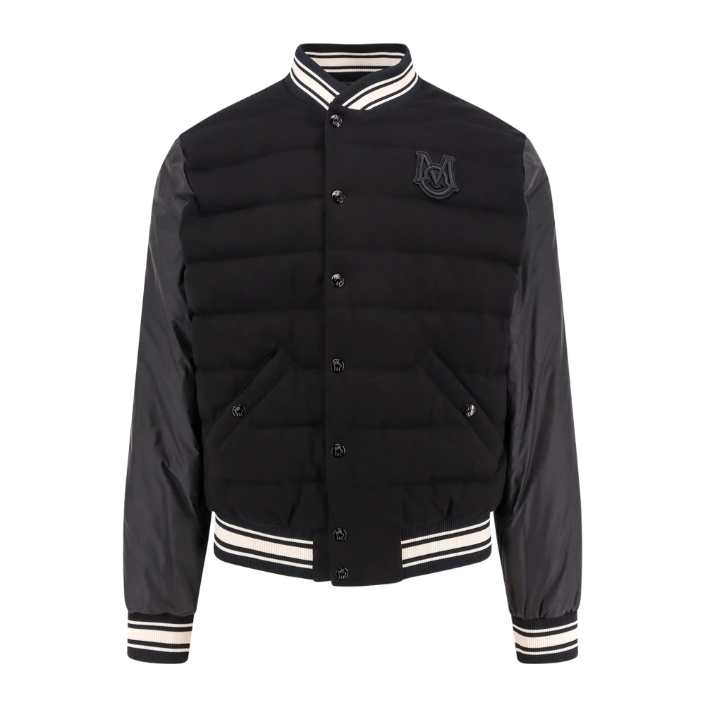 Moncler Omkeerbare Gewatteerde Bomberjas Black Heren