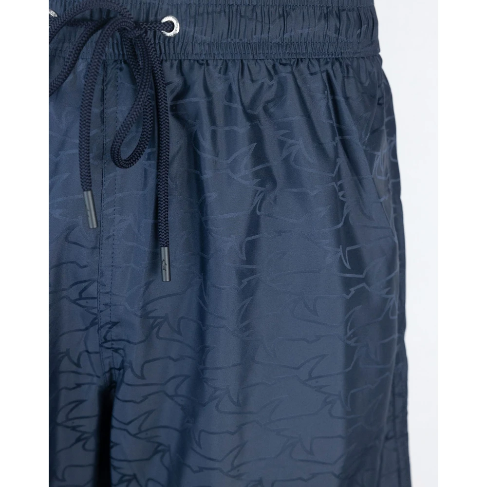 PAUL & SHARK Blauwe Zee Kleding Elastische Taille Polyester Blue Heren