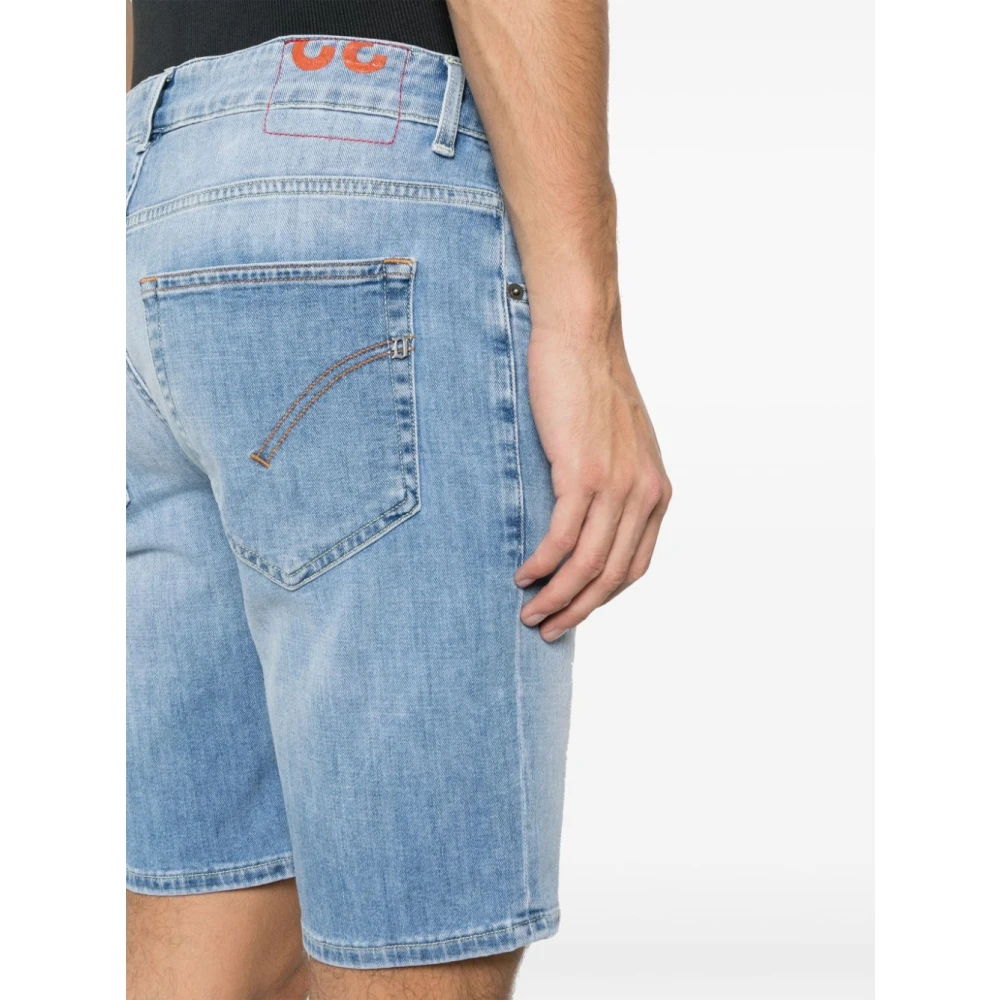 Dondup 800Cc Casual Shorts voor Mannen Blue Heren