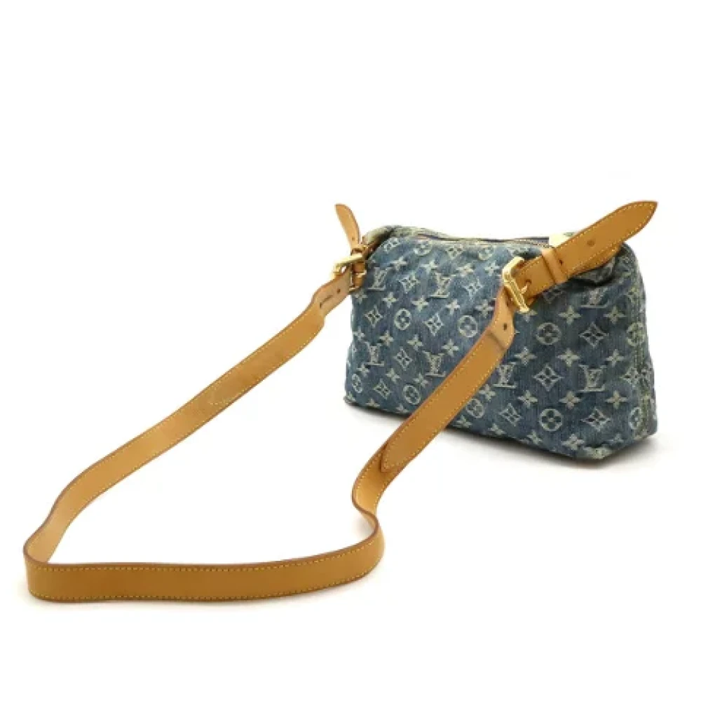 Louis Vuitton Vintage Pre-owned Canvas crossbody-bags Blue Dames
