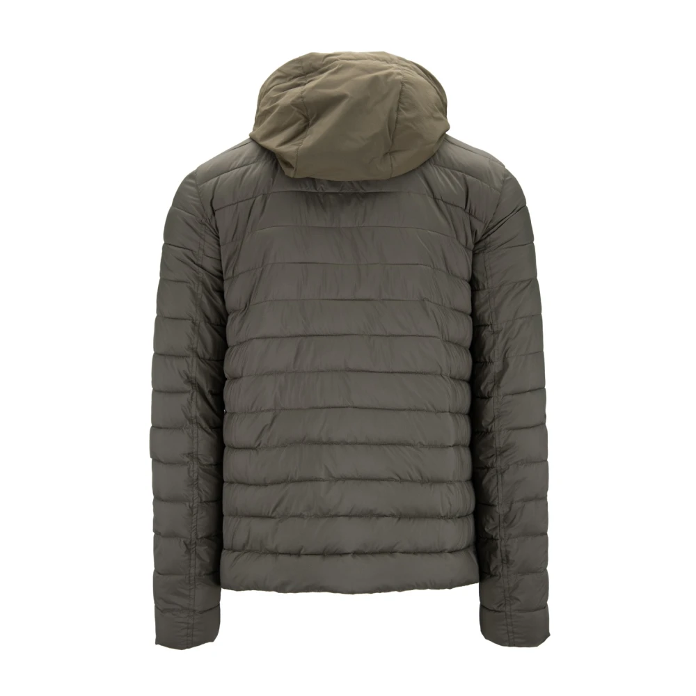 Herno Zip Jas met Afneembare Capuchon Green Heren