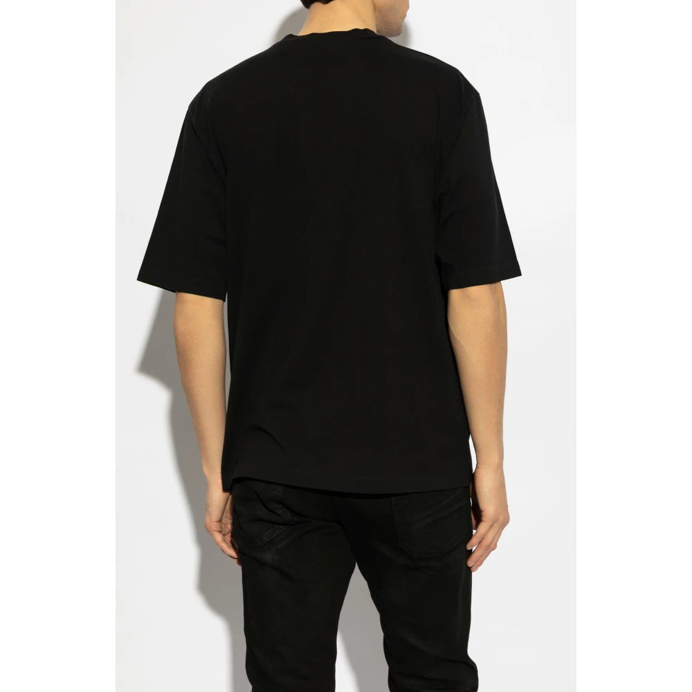 Dsquared2 T-shirt met print Black Heren