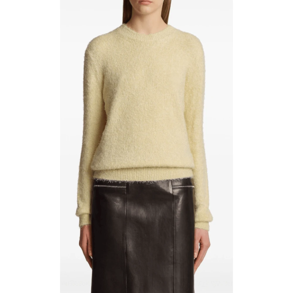 Khaite Beige Kasjmier-Zijde Trui Beige Dames