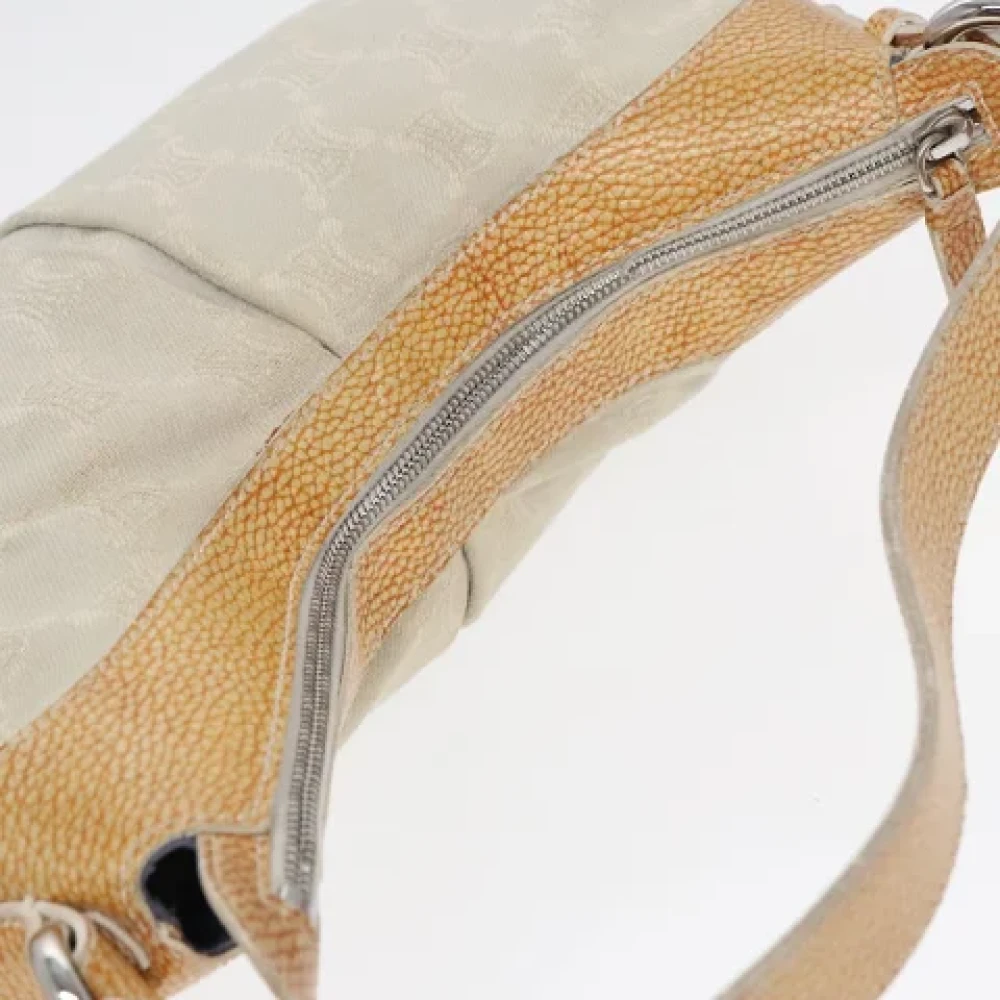 Celine Vintage Pre-owned Canvas celine-bags Gray Dames