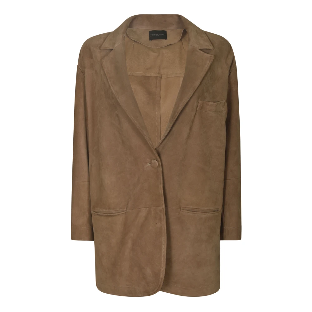 Simonetta Ravizza Luxe Bontjassen Collectie Brown Dames