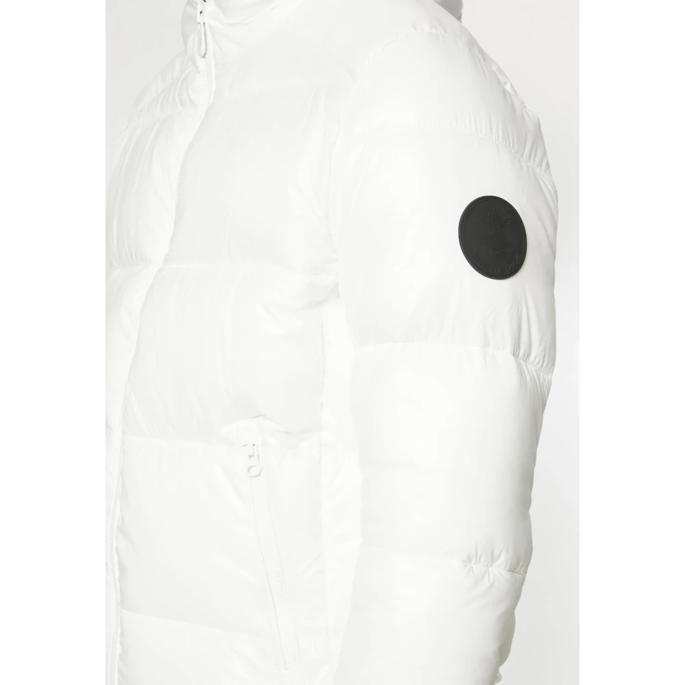 Save The Duck Hooded Duck Coat White Heren