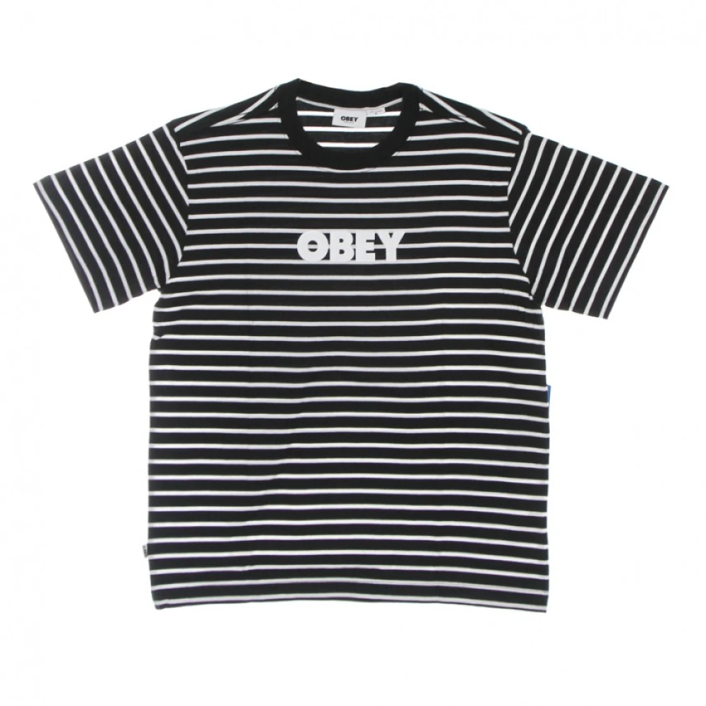 Obey t-shirt Black Heren