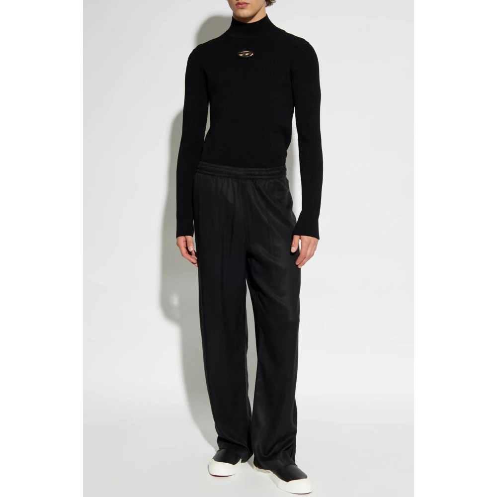 Diesel Trui met K-ZACKary logo Black Heren