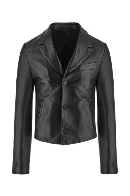 black-leather-blazer-slim-cut-jacket