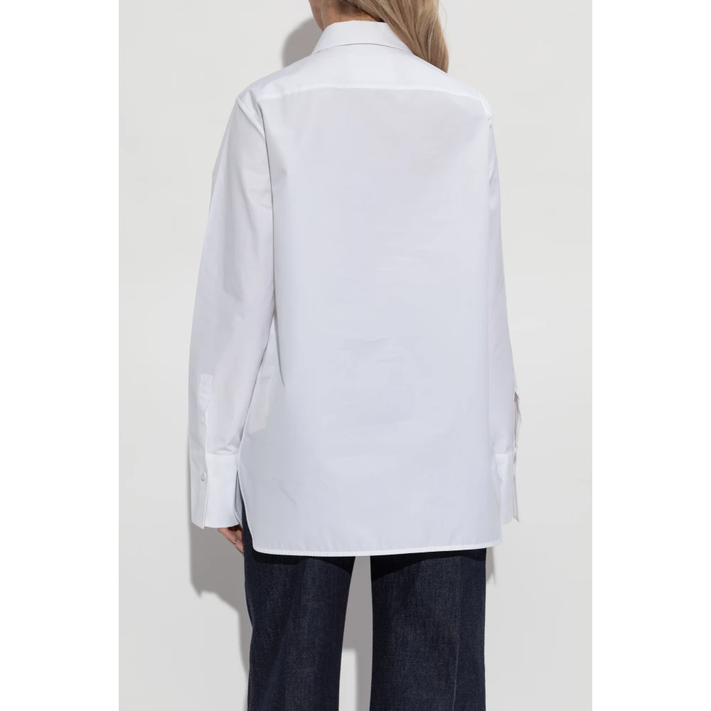 Jil Sander Katoenen shirt White Dames