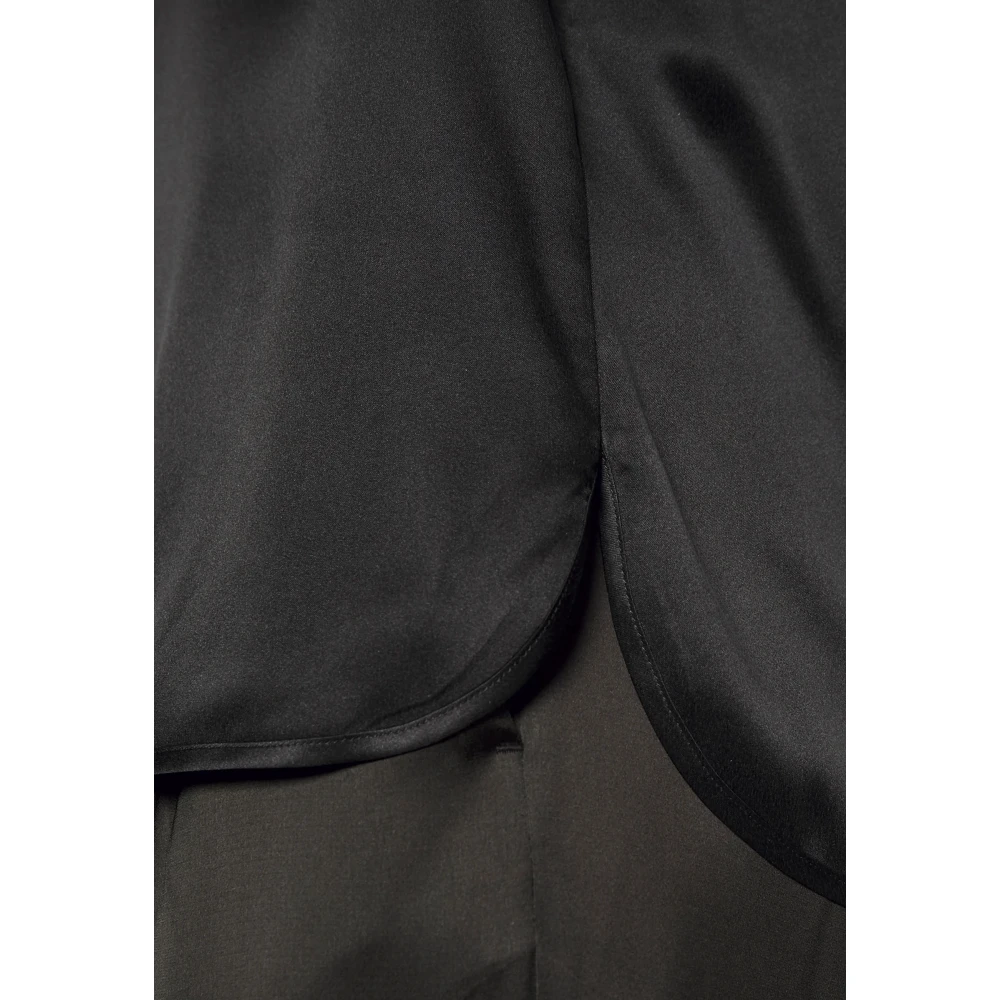 Max Mara Zwarte Cortona Overhemden Black Dames
