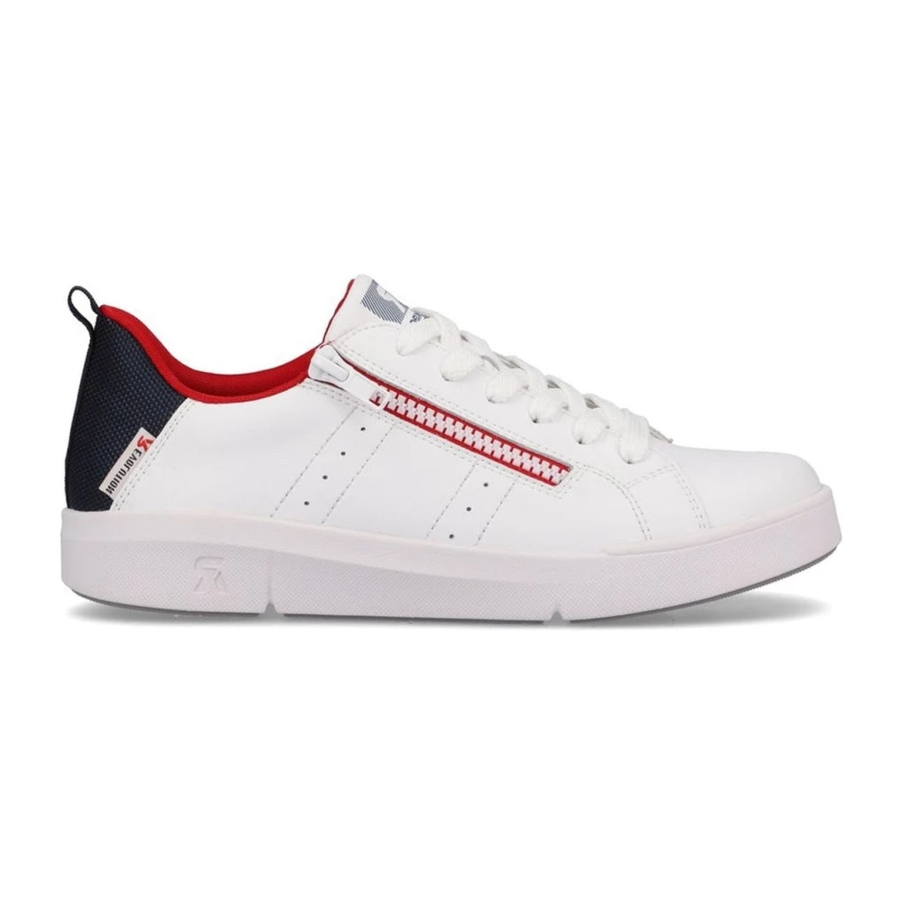 Rieker Sneaker Low Dames Schoenen Wit