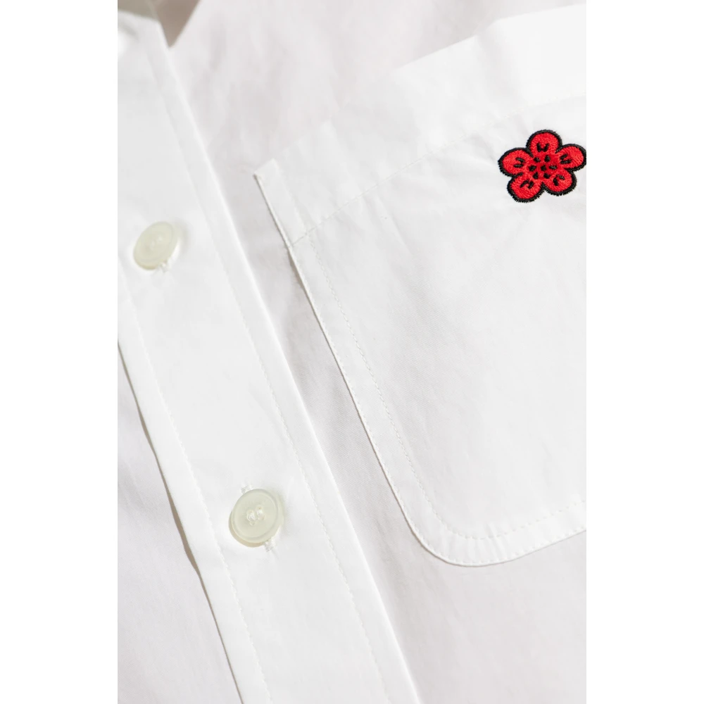 Kenzo Overhemd met een zak White Dames