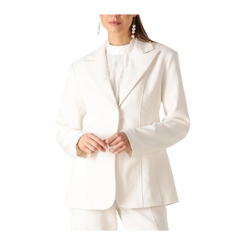 Y.A.S Elegante Celeb Blazer voor Vrouwen Beige Dames