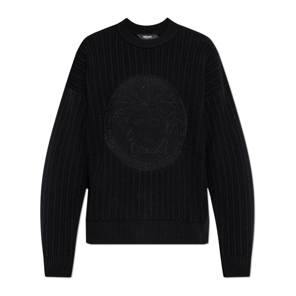 Versace Wollen trui Blue Heren
