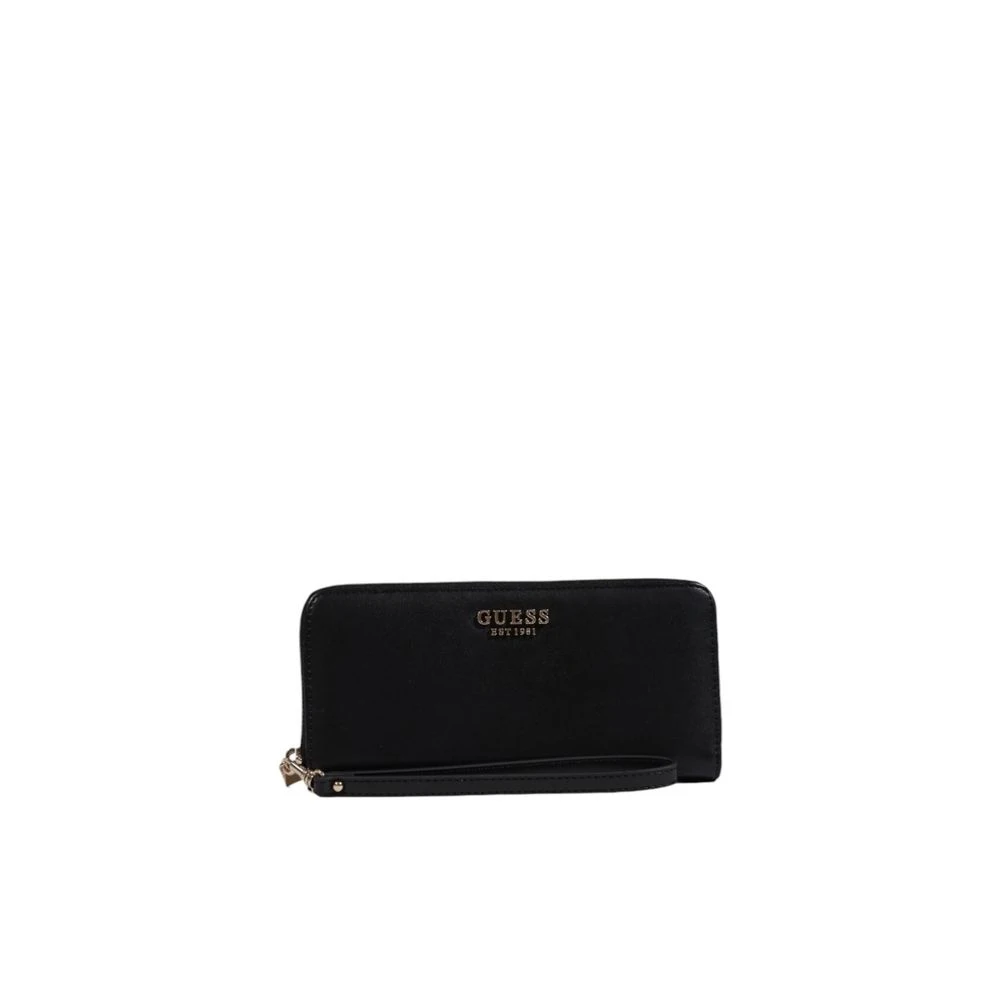 Guess Zwarte Damesportemonnee Herfst Winter Collectie Black Dames