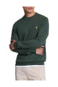 pull-vert-en-maille-a-col-rond