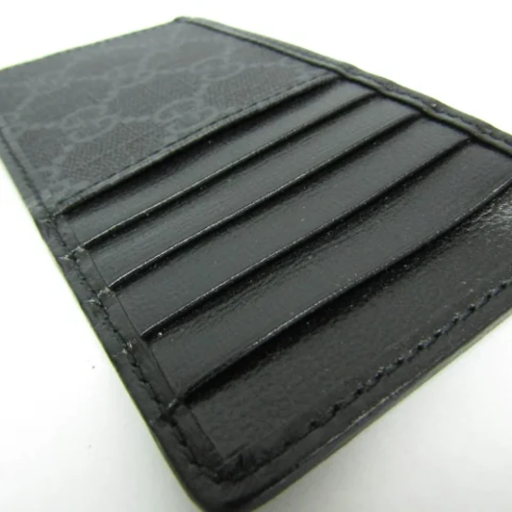 Gucci Vintage Pre-owned Leather wallets Black Dames