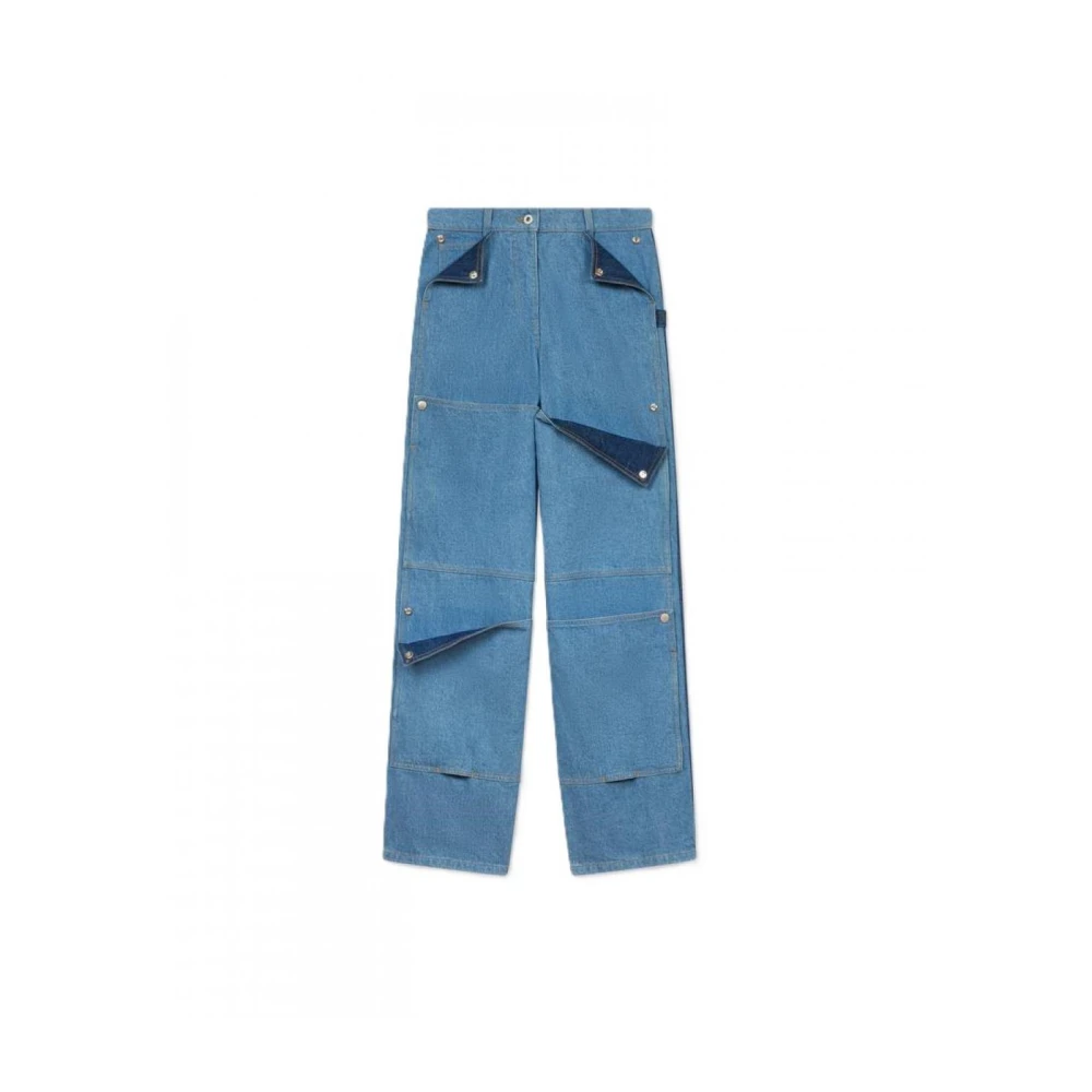 Kenzo Katoenen Jeans Blue Dames