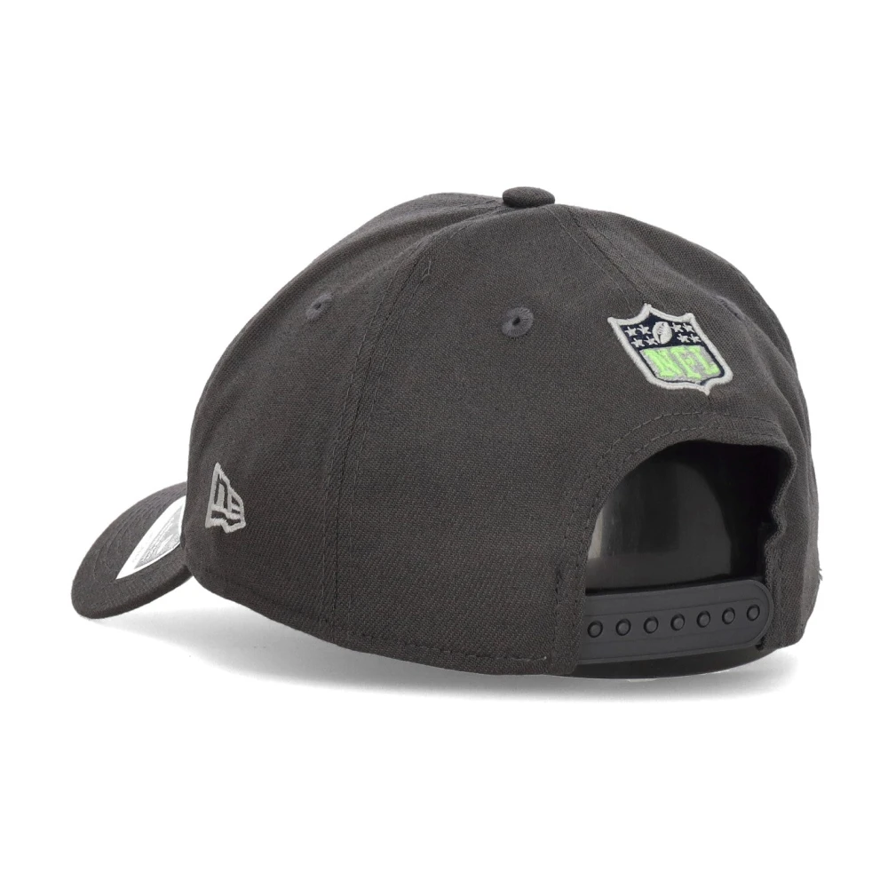 new era Seattle Seahawks Curvy Visor Hat NFL Draft Gray Heren