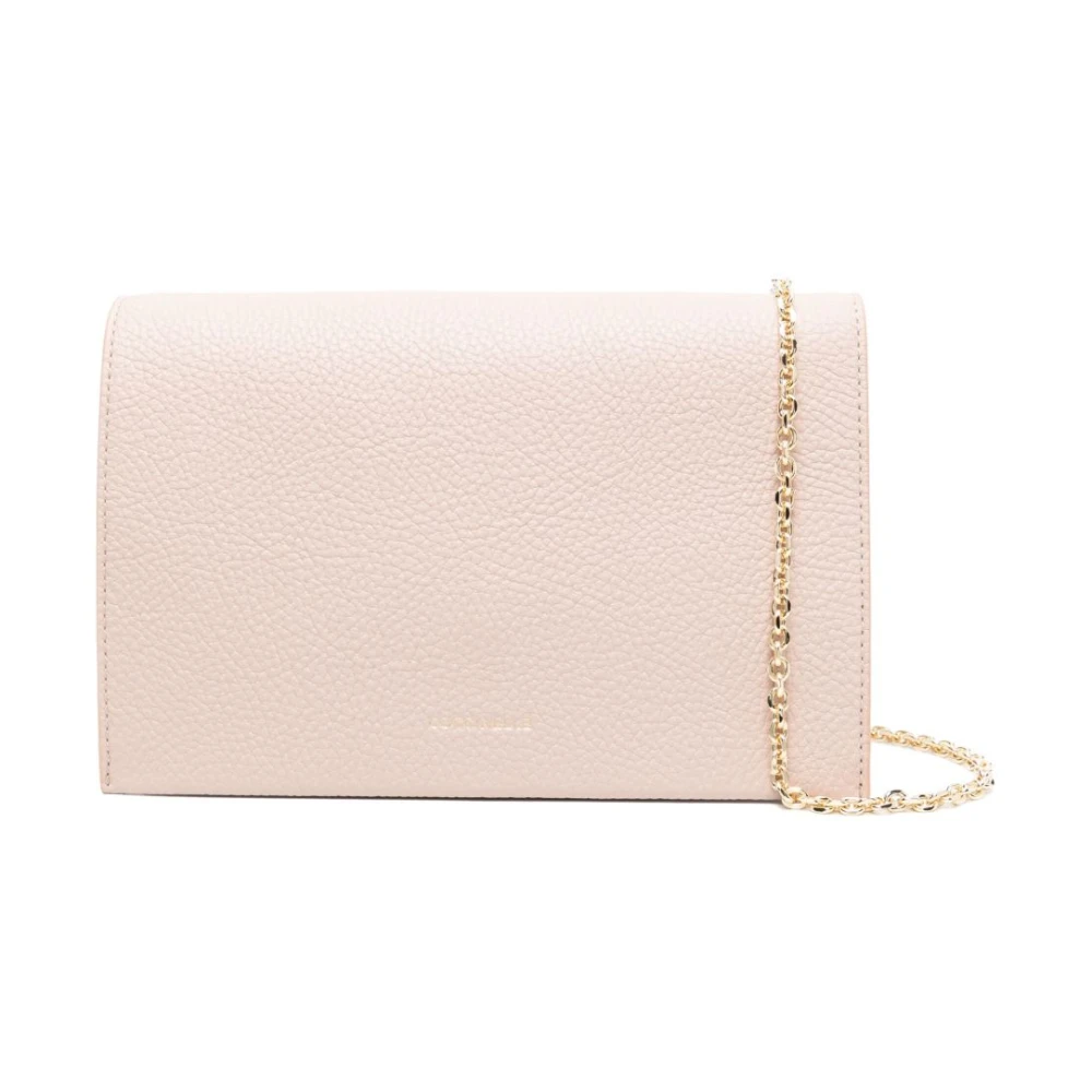 Coccinelle Korrelig lederen crossbody tas met ketting Pink Dames