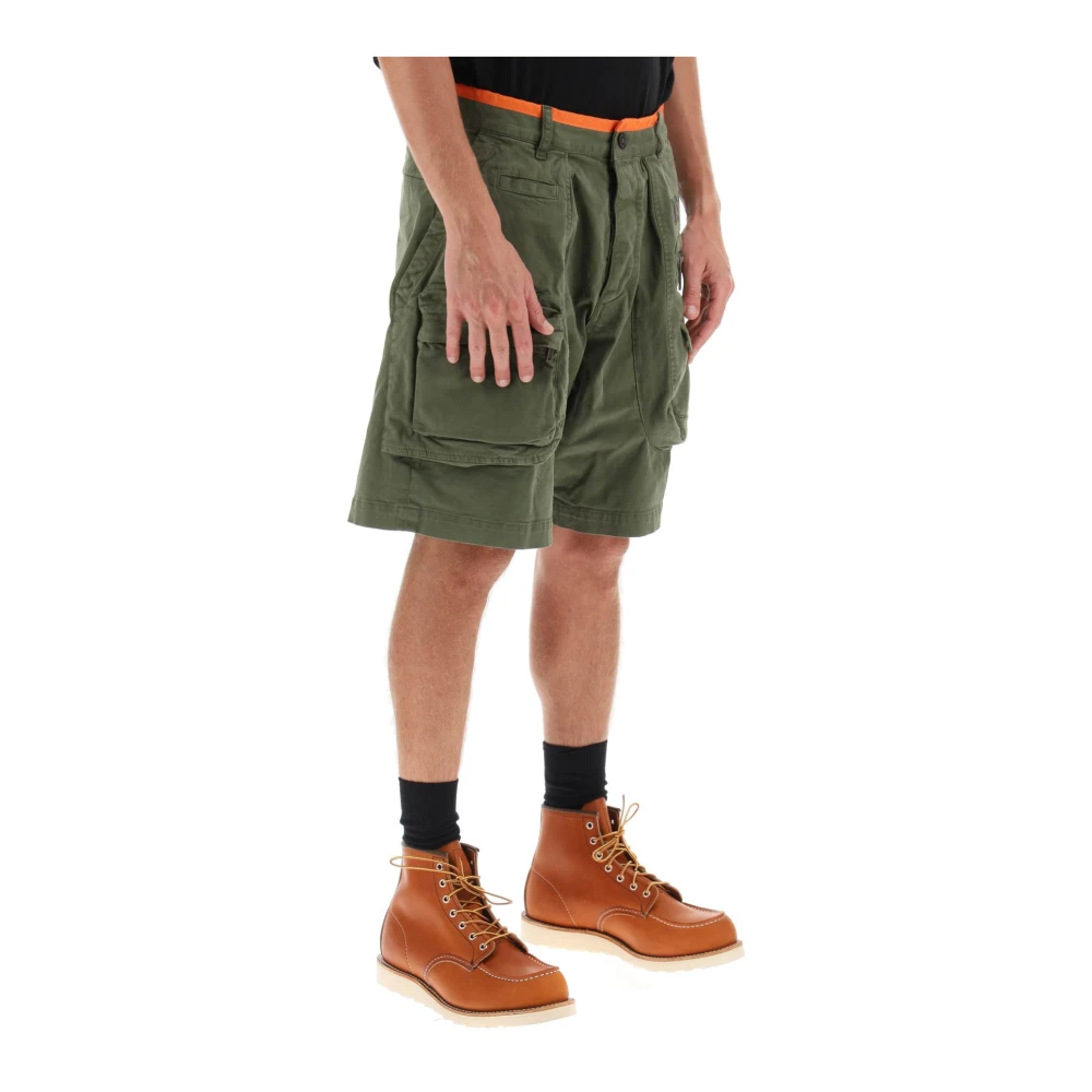 Dsquared2 Casual Shorts Green Heren