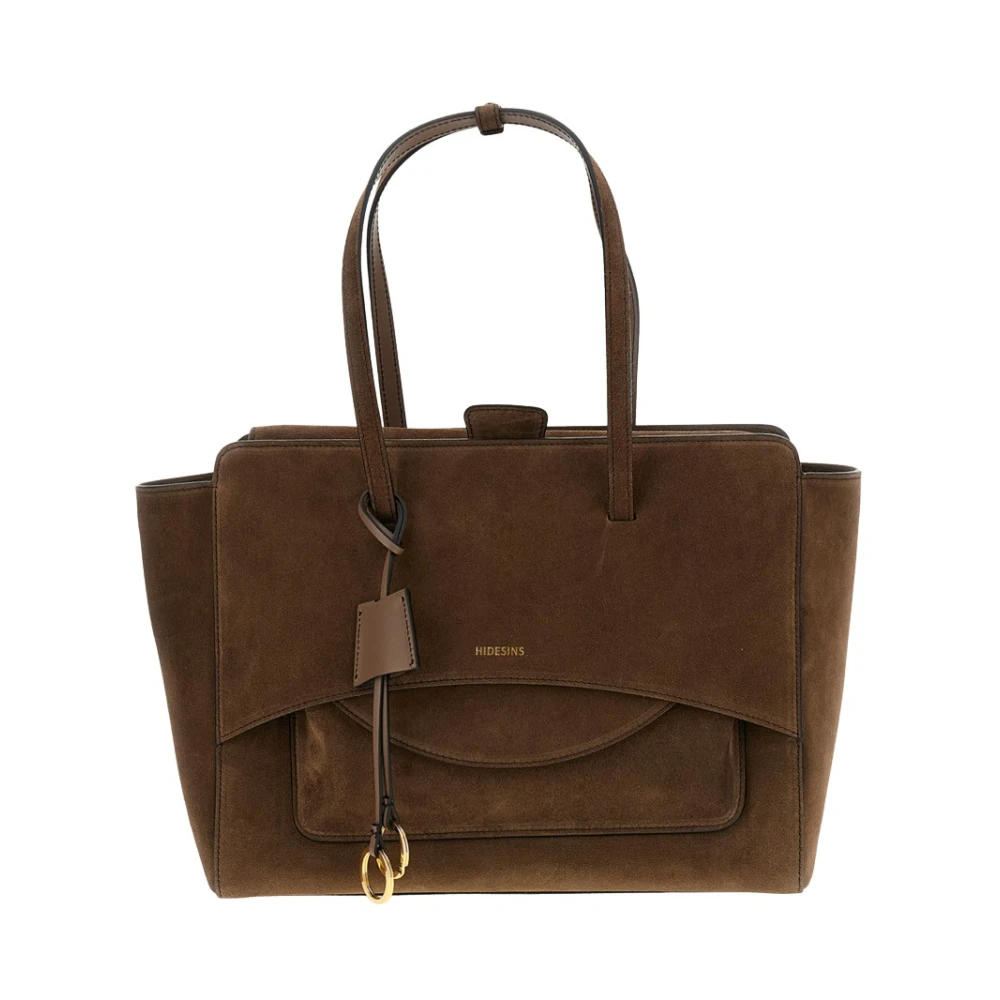 Hidesins Women's Brown Flap Crossbody Bag - Handbags - One Size - Bags