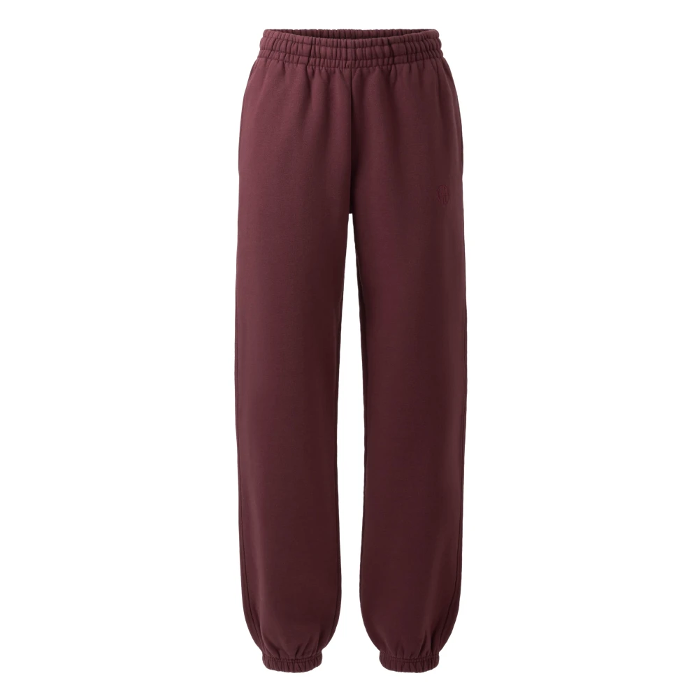 Anine Bing Bordeaux Jogger Broek Purple Dames