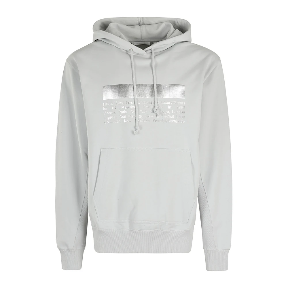 Helmut Lang Stijlvolle hoodie voor buiten Gray Heren