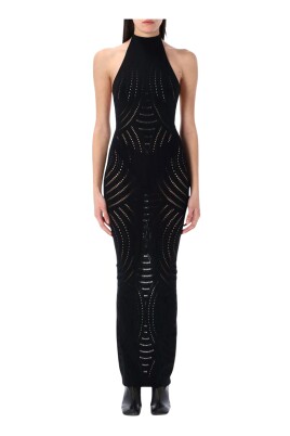 sort-halter-maxi-kjole-med-cutout