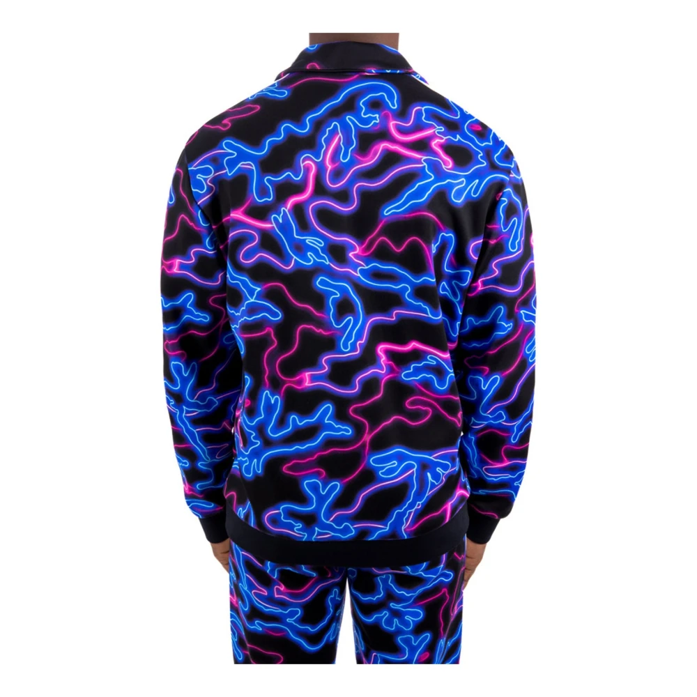 Valentino Blauwe Sweatshirt Ss24 met Ritssluiting Multicolor Heren