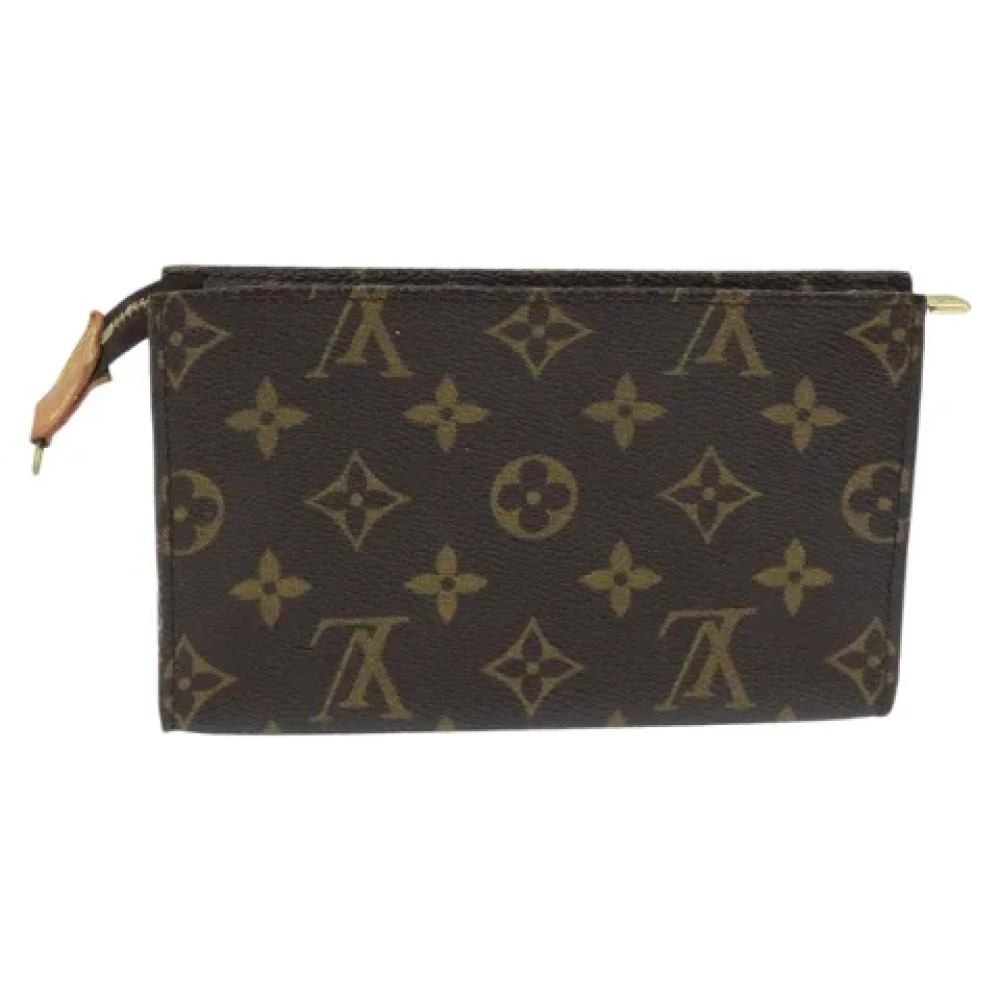 Louis Vuitton Vintage Pre-owned Leather pouches Brown Dames