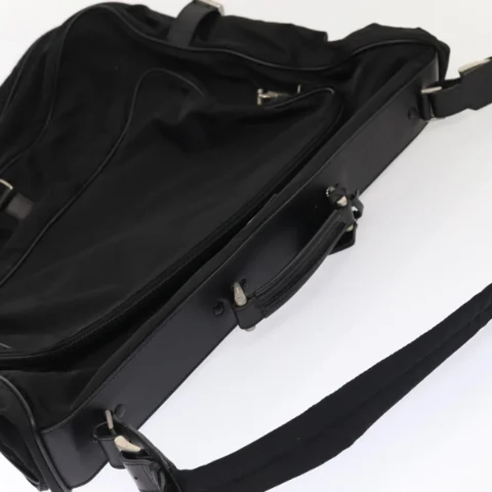 Prada Vintage Pre-owned Nylon travel-bags Black Dames