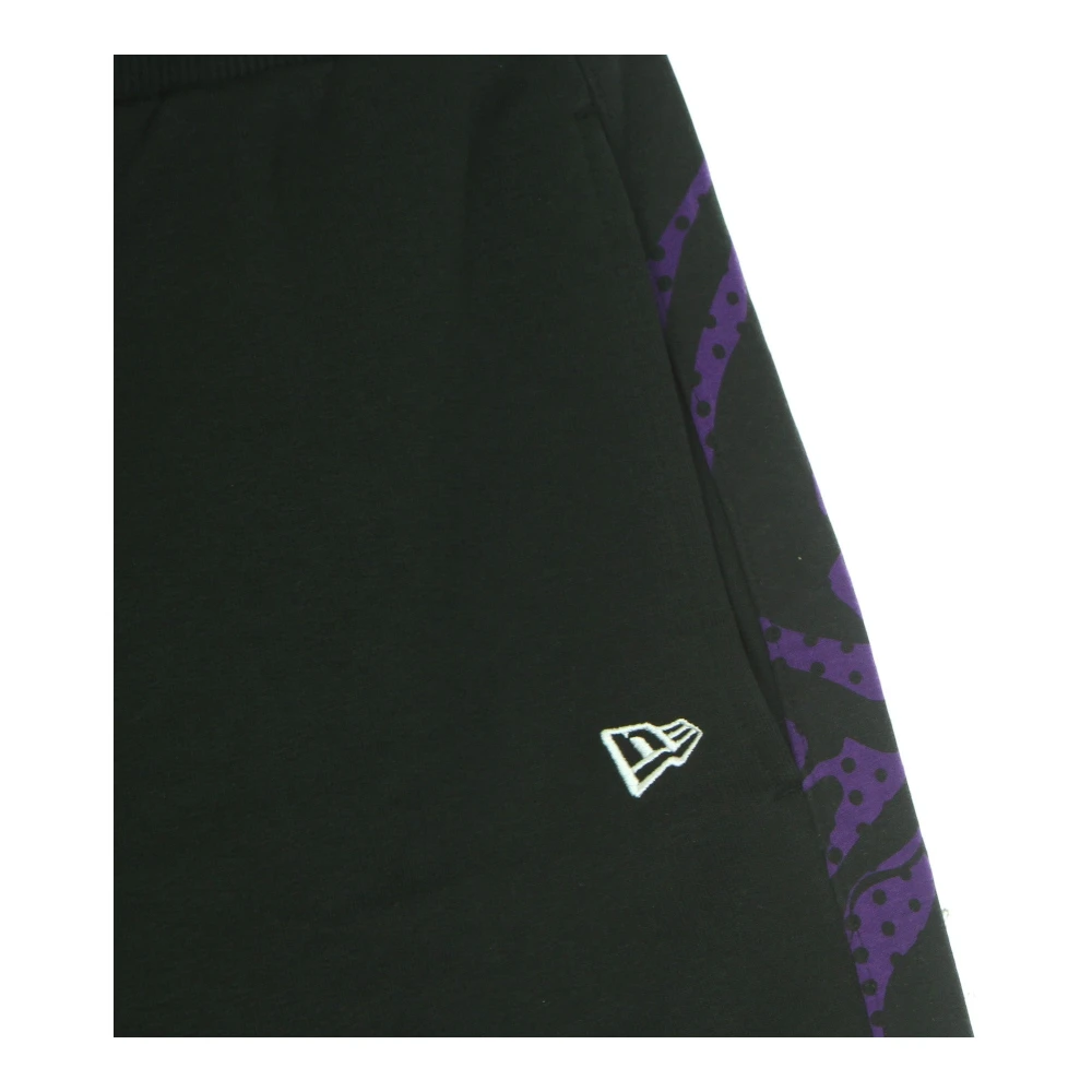 new era NBA Print Trainingsbroek Shorts Zwart Black Heren