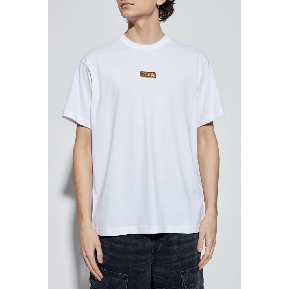Versace Jeans Couture T-shirt met logo White Heren