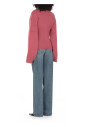 cardigan-fuchsia-en-maille-avec-col-en-v