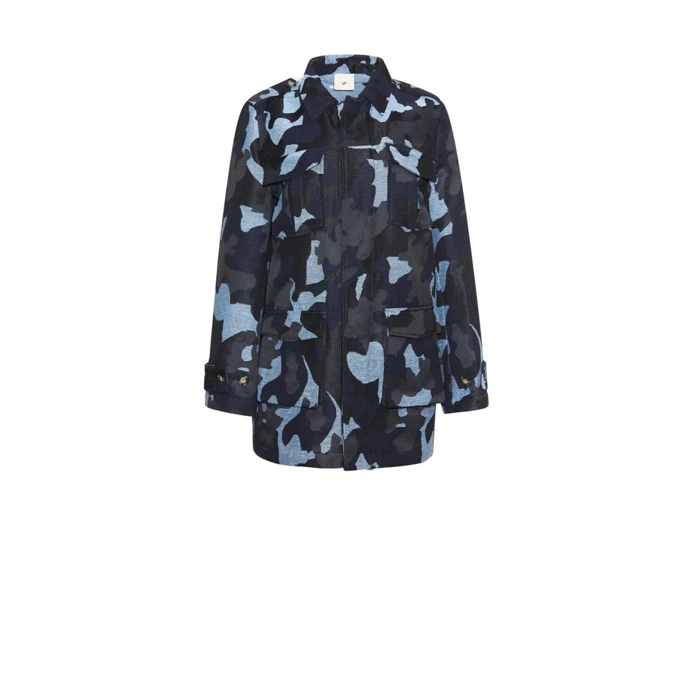 Heartmade Lichtgewicht jas Blue Dames