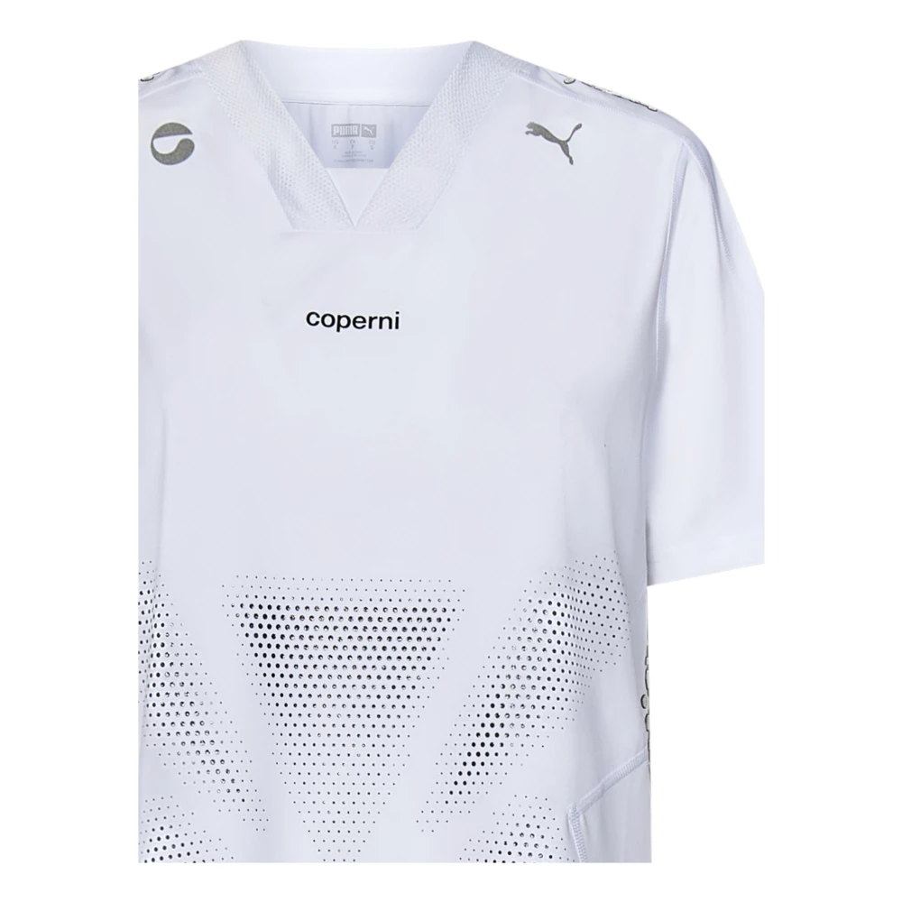 Coperni Witte Reflecterende Sweatshirt voor Vrouwen White Dames