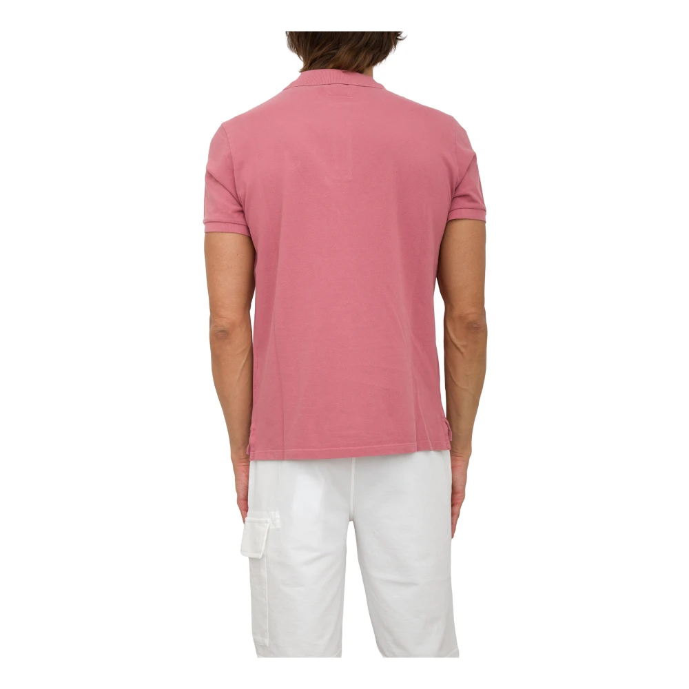 C.P. Company Klassiek Poloshirt in Diverse Kleuren Pink Heren