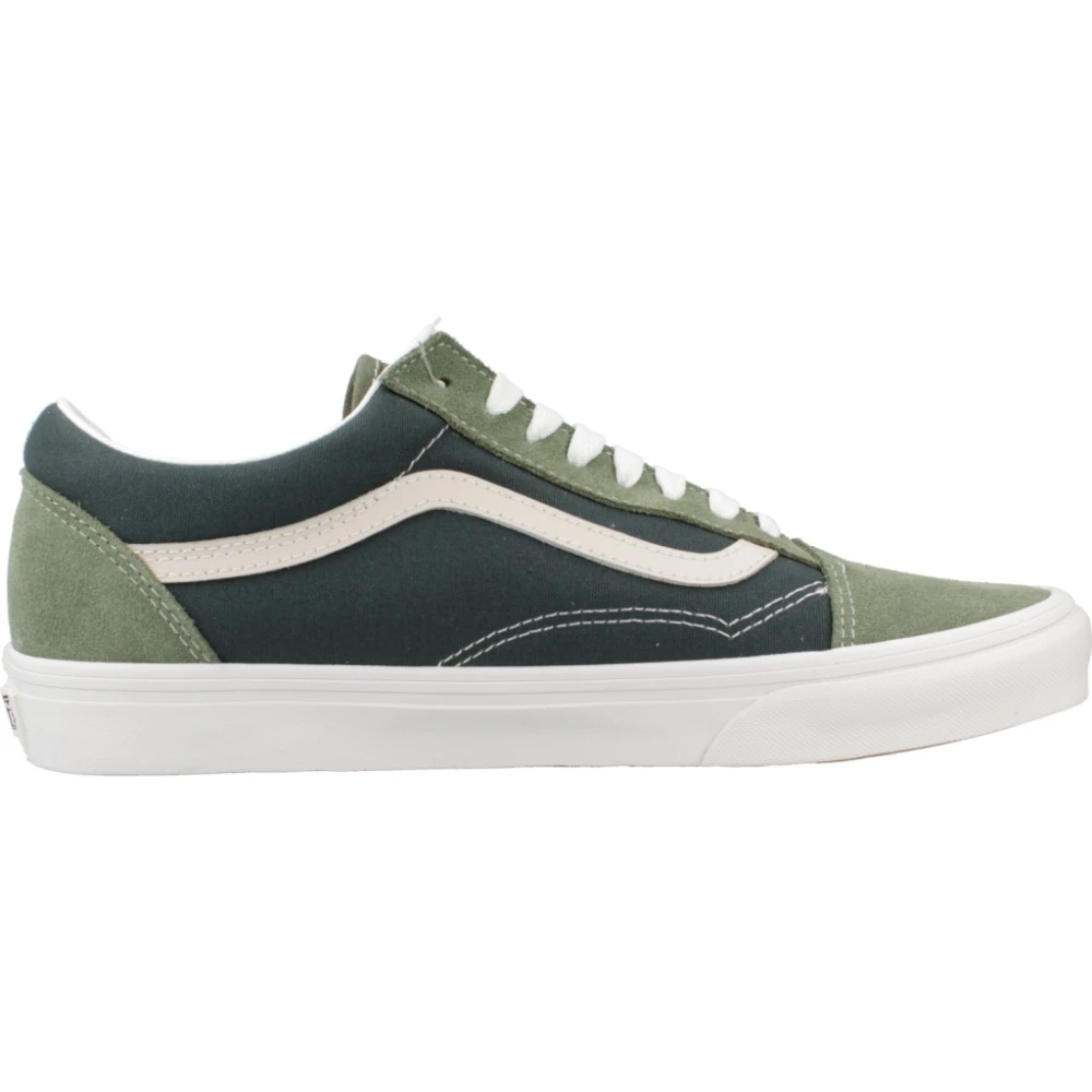 Vans Klassieke Old Skool Sneakers Heren Schoenen Groen
