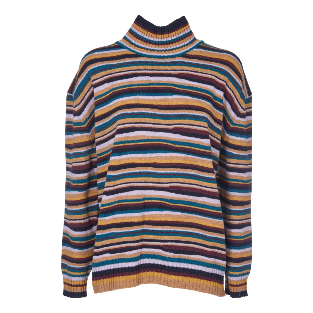 PS By Paul Smith Gestreepte Multicolor Gebreide Trui Multicolor Dames