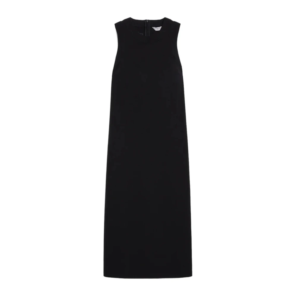 Max Mara Zwarte Emilia Jurk Easywear Black Dames