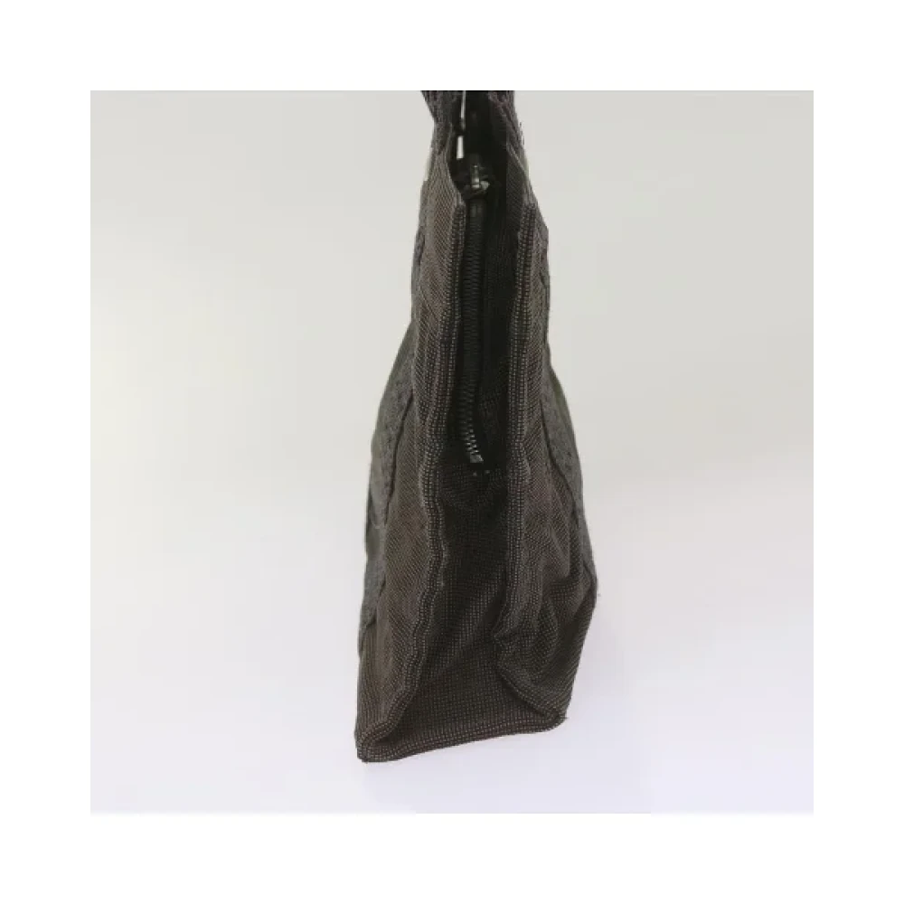 Hermès Vintage Pre-owned Cotton handbags Gray Dames