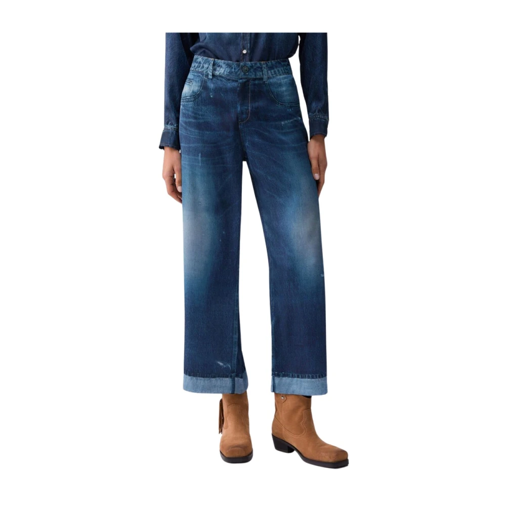 Liu Jo Vrouw Blauw Jeans Dames, W27, Denim, Straight Jeans