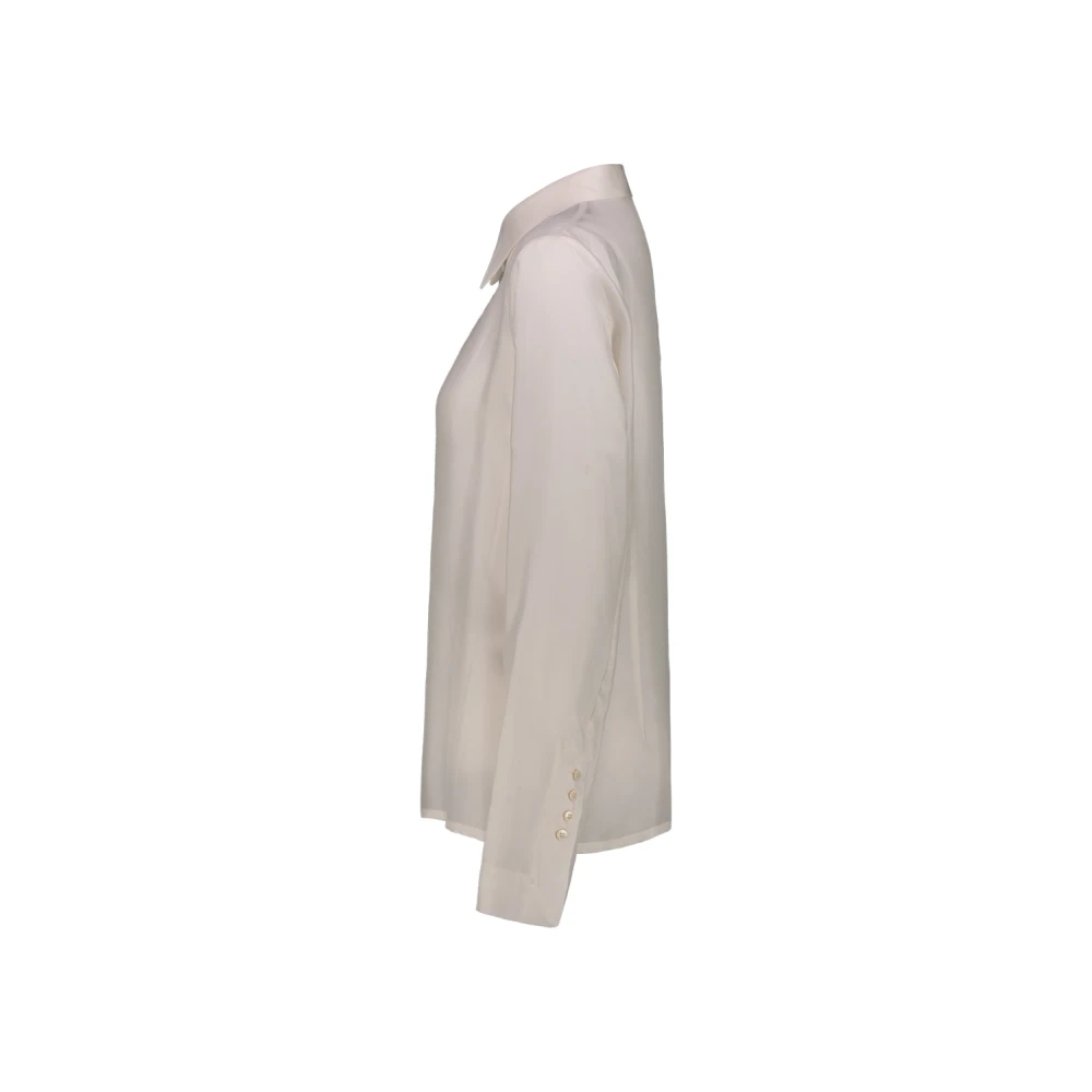Sapio Cupro shirt met jas mouwen White Dames