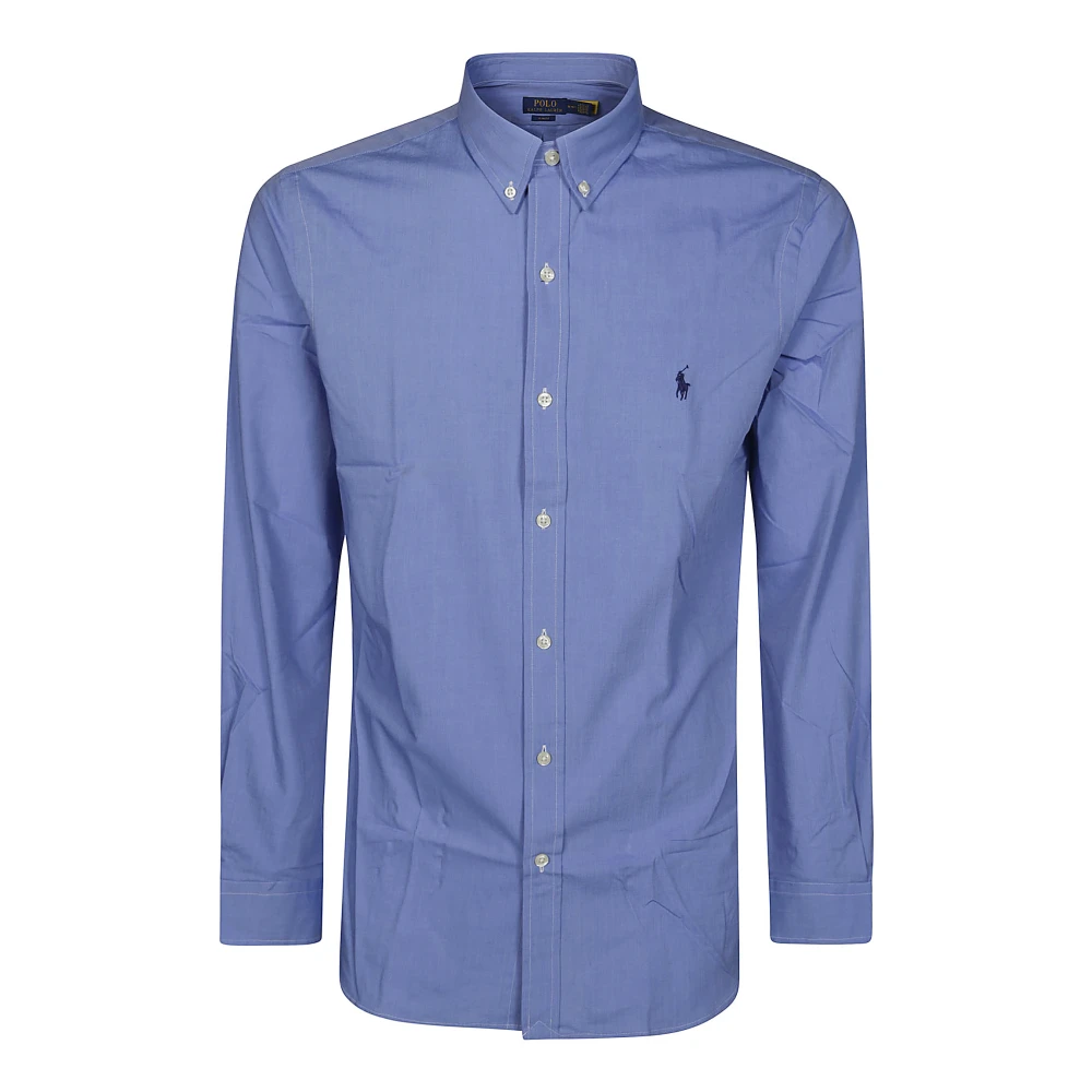 Polo Ralph Lauren Stretch Poplin Overhemd Blue Heren
