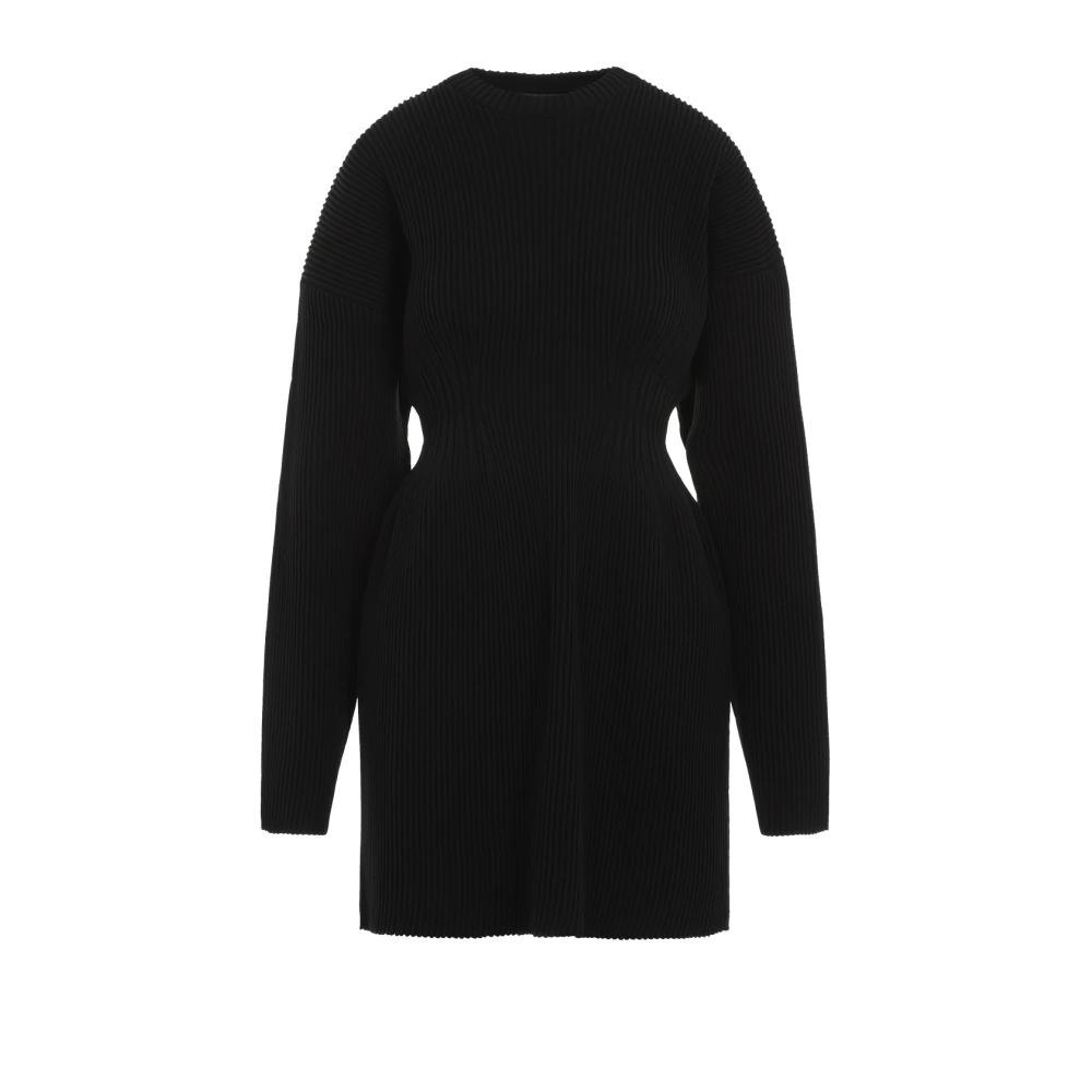 Balenciaga Zwarte Zandloper Jurk Dameskleding Black Dames